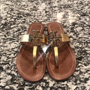 SOLD!!!! TORY BURCH GOLD SANDALS